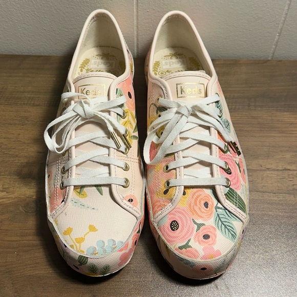 KEDS X Rifle Paper Co Kickstart Garden Party Sneakers - Picture 3 of 13